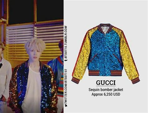 jimin gucci jacket dna price knockoff|DNA MV Outfits (Brands & Prices) .